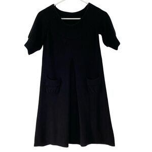 Appartamento 50 Retro Aline Dress Women XS Black Made In Italy Maglificio Marisa